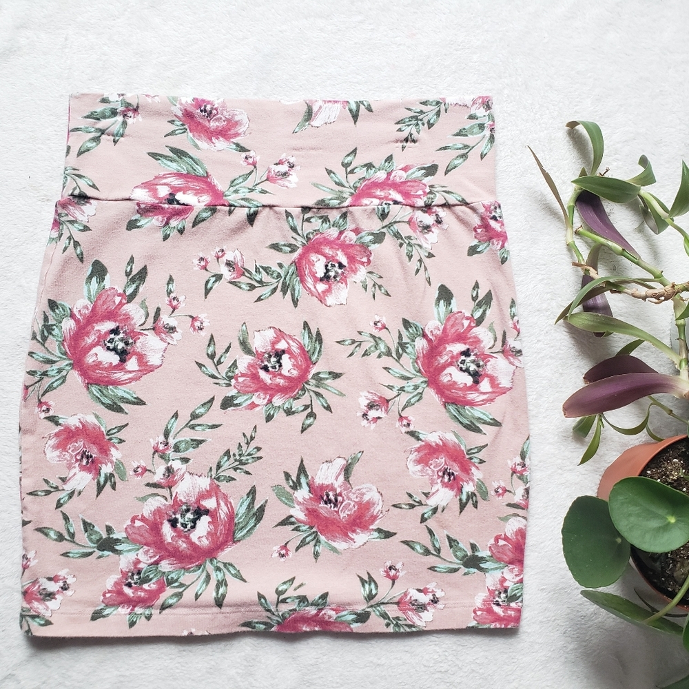 Floral Tube Skirt